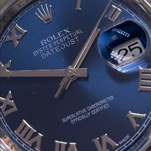 ROLEX OYSTER PERPETUAL DATEJUST SWIMPRUF, COBALT